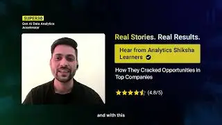 From Learner to High-Paying Analyst | Success Story | Hear directly from Analytics Shiksha learner