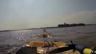 Cargo Ship Flips Kayak = GoPro Underwater
