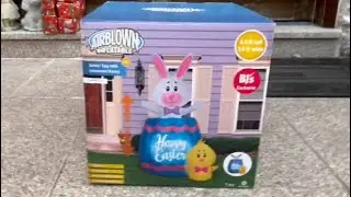 Review of the 2025 Bunny Popping Out Of Easter Egg Inflatable