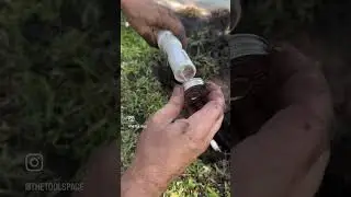 Easy Sprinkler Pipe Repair #shorts #weekendproject #thetoolspace