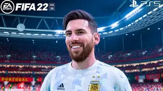 FIFA 22 PS5 | Portugal Vs Argentina | World Cup 2022 | 4K Gameplay
