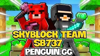 Exploring Water Dungeons - TEAM SB737 - Season 12 of Skyblock - Penguin.gg Minecraft Skyblock
