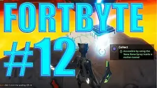Fortnite Fortbyte 12 Location Accessible by using the Nana Nana Spray inside a molten tunnel