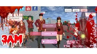 sakura school simulator | 3 am  challenge | horror