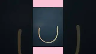 Corn drawing with letter U #shorts #art #ytshorts