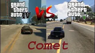 Gta 4 VS Gta 5 - Comet Comparison