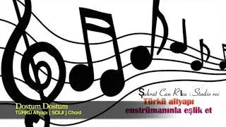 Dostum Dostum TÜRKÜ Altyapı Saz İçin [ SOL# ] chord