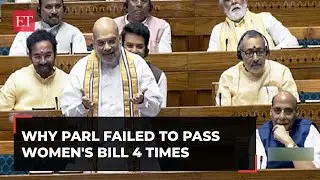 Amit Shah on why Women's Reservation bill failed to be enacted