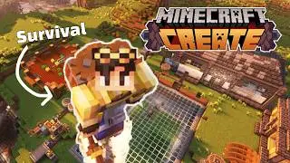 I made a JETPACK in Minecraft Create Mod! (#5)