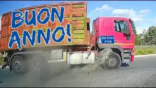 BAD DRIVERS OF ITALY dashcam compilation 01.04 - BUON ANNO