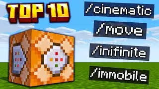 TOP 10 FUN AND FAST COMMANDS ON MINECRAFT BEDROCK!!! (PS4, XBOX, SWITCH, PE, PC)