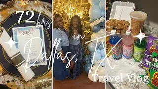 Vlog | Throwback Thursday...72hrs in Dallas | Baby Shower | New Orleans Snacks