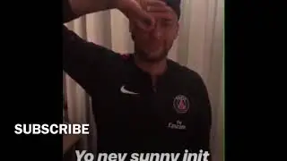Neymar doing the Jlingz and dele ali challenge