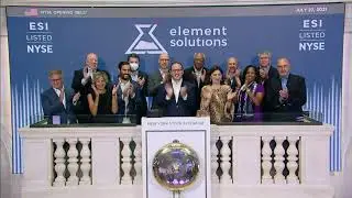 The NYSE welcomes Element Solutions, Inc. as it celebrates 10 quarters as $ESI