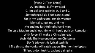 Tech N9ne - Twisted | LyricsOnScreen