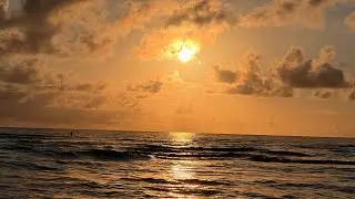 Miami Beach sunrise on the water