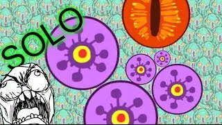 Agar.io - Solo In Party Mode Random Moments