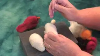 Felting Cardinal
