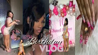 MY sweet 16th BIRTHDAY VLOG! + preparation (hair,nails,makeup& PARTY!) | mtyrianna