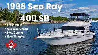 Sea Ray 400 Sedan Bridge 1998 - Walkthrough