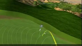 VR Golf Golf Plus  Multiplayer EXTREME9 PRO GREEN HIGH WIND HARD PIN #golfplusvr #quest3