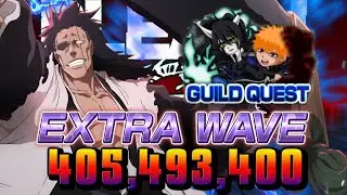 9TH ANNI KENPACHI DISMANTLES EX NIGHTMARE GUILD QUEST! Melee Espada 54.9 seconds run! Brave Souls