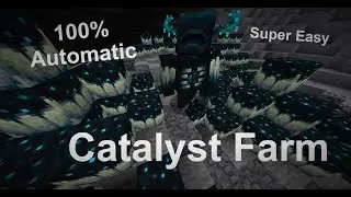 Warden-Powered Sculk Catalyst Farm (Minecraft Snapshot 22w17a)