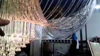 optic fiber chandelier