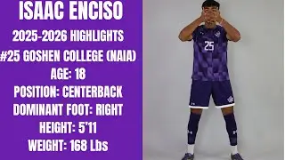 Isaac Enciso │ 2025-2026 Goshen Soccer │ Highlights
