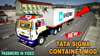 tata signa containet truck mod for bus simulator indonesia | tata signa container mod password .