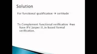 Verification Challenges