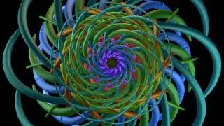 KALEIDOSCOPIC HD LOOP SATISFYING WITH PSYCHEDELIC MUSIC