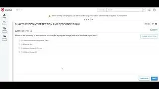 Endpoint Detection and Response Updated Exam Live Question & Answers | Passed | EDR Exam Questions.