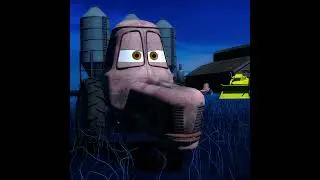 Sheriff McQueen 🚨 Curly Chaos 🚜 #lightningmcqueen #tractortipping