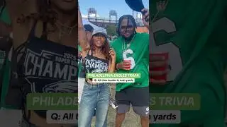 Eagles trivia Lord Brunson v Symone ..the odds were stacked against me #symonewiththesports #eagles