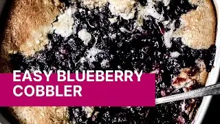 Easy Blueberry Cobbler