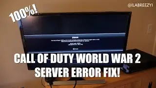 HOW TO FIX COD WW2 SERVER LAUNCH ERROR!