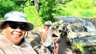 walking in nature, just the two of us / Big Spring Hills Provincial Park