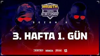 GANK🆚EF - PCF🆚SVS - WRAITH TESFED CS2 LİGİ 3.HAFTA 1.GÜN