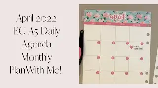 EC A5 April 2022 Monthly PWM | Latina Planner Girl