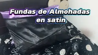 Fundas de almohadas en satin ☆ Costura para principiantes 