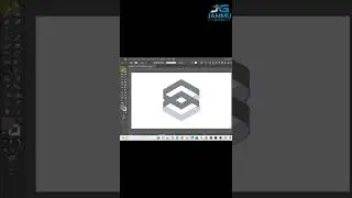Simple logo design in illustrator | Illustrator tutorial | Graphic tutorial | Jammu Graphics #shorts