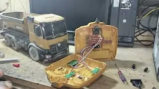 RC Dump truck Repair,Repair Remote control car,Huina 1573 Truck,#rchuina #catcambodia