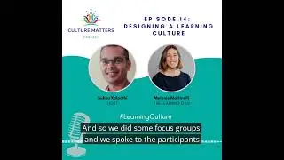 Episode 14 - Designing a learning culture