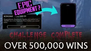 Grand Free NIGHMARE Tower Equipment Pack Opening | Nightmare Tower Challenge | Mortal Kombat Mobile