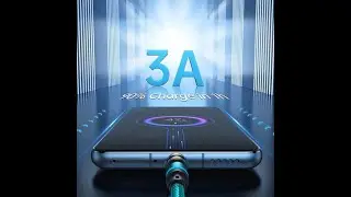 540&deg; Rotating Magnetic 3A Fast Charging USB Cable