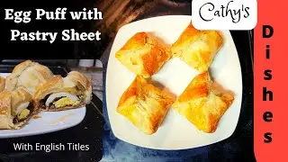 Egg Puff with pastry sheets - Easy and quick!
