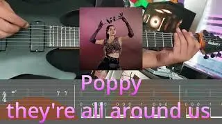 POPPY - they're all around us (Cover + onScreen TAB)