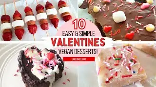 10 Easy Vegan Valentine’s Day Desserts | Dairy-Free Valentine’s Baking Ideas