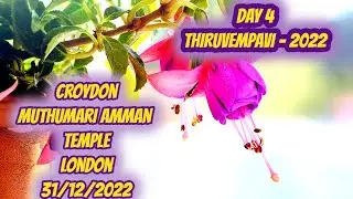 🙏Day 4| Thiruvempavay Festival - 2022|Croydon Muthumari Amman Temple|London| 31/12/202